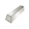 10-14In Stainless Steel Mud Pan Anti Slip Sturdy Accessories Lightweight Drywall Sheared Edges with Reinforced Band Scraping Bar 6