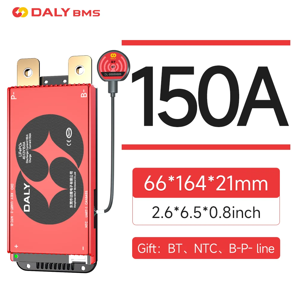Daly スマート BMS 24v 8s Lifepo4 16S 48V 4S 12V 100A 150A Daly スマート BMS 24v 8s Lifepo4 16S 48V 4S 12V 100A 150A