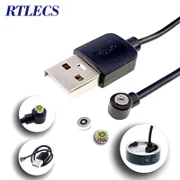 2Pin Smart Ring Dock Charge Connector USB Charging Cable Cord 4mm Magnetic Connector Smart Ring Power Adapter Wire Accessories