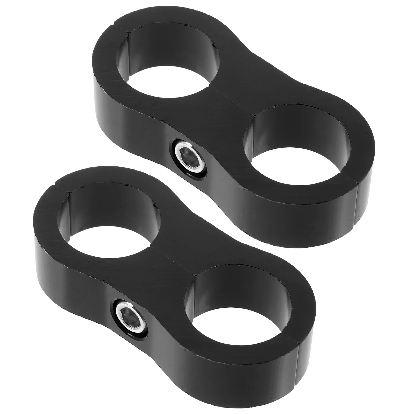 

2pcs Hose Clamp 20mm Heater Hose Clip Fuel Line Mounting Clamp 2-hole Line Clamp