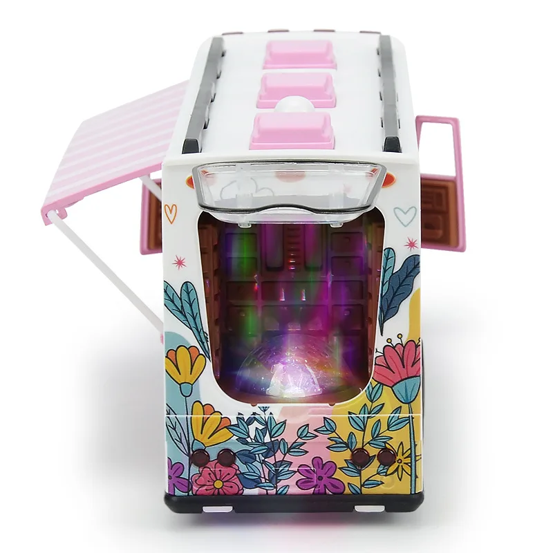 2.4G daleký ovládání růžová auto elektrický lehký simulace řádný four-channel jídelní auto RV modelka remote-controlled hraček děvče dárky