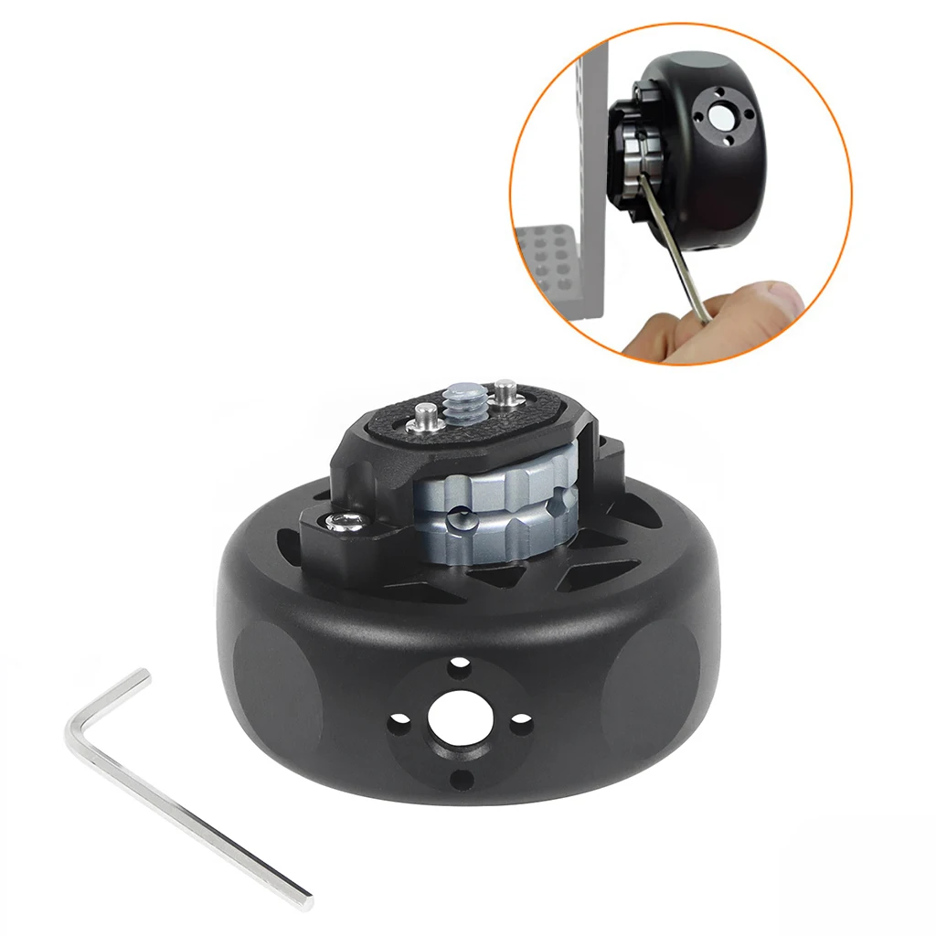 1/4 M6 Screw ARRI Mount Holder Circular Ball Handle Extension Handgrip Adapter f