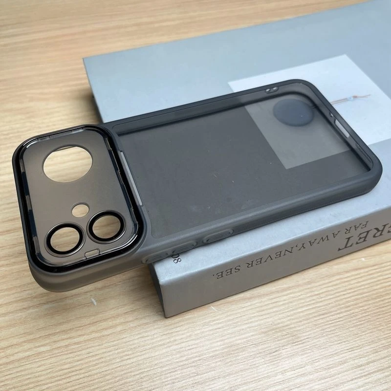 Magnetic Ultra-Thin Transparent Shockproof Silicone Phone Case with Lens Protection