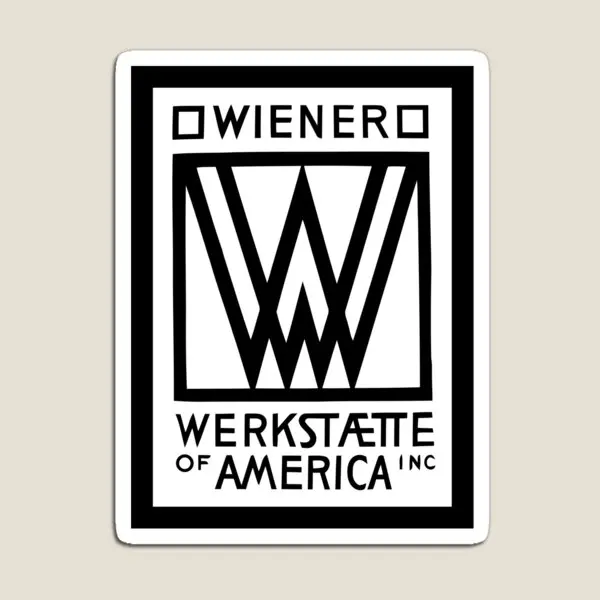 

Wiener Werkstaette Of America Art Black магнитные наклейки, игрушка, детский Декор, милый холодильник, домашний держатель, забавные дети