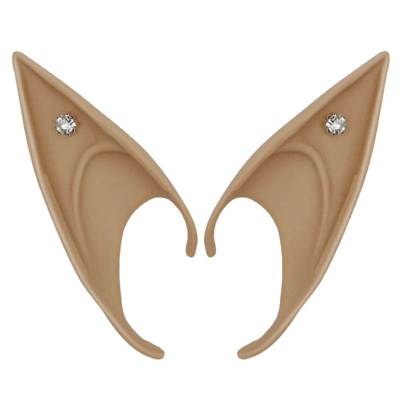 4 Pares De Orejas De Elfo De Látex Puntiagudas Para Cosplay De