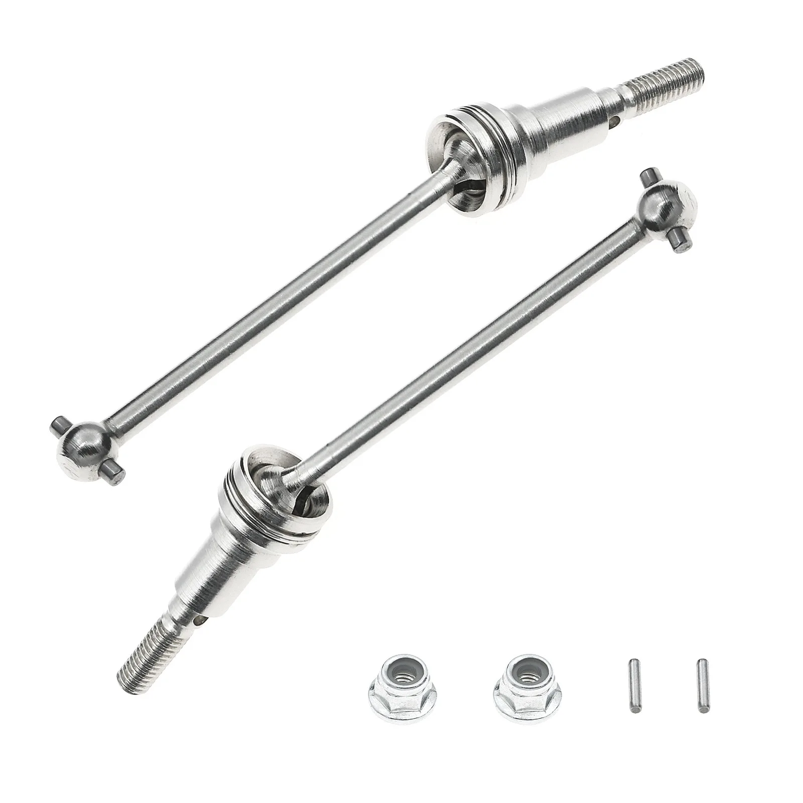 MJX H16 HBX 16889 16889a 16889pro 1/16 RC 자동차용 금속 전면 및 후면 CVD 드라이브 샤프트