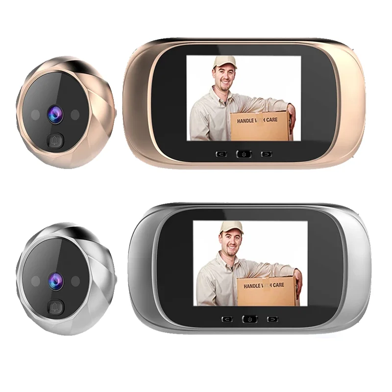 

Digital LCD 2.8inch Video Doorbell Peephole Viewer Door Eye Monitoring Camera 90 Degree Door Bell Security Protection Monitor