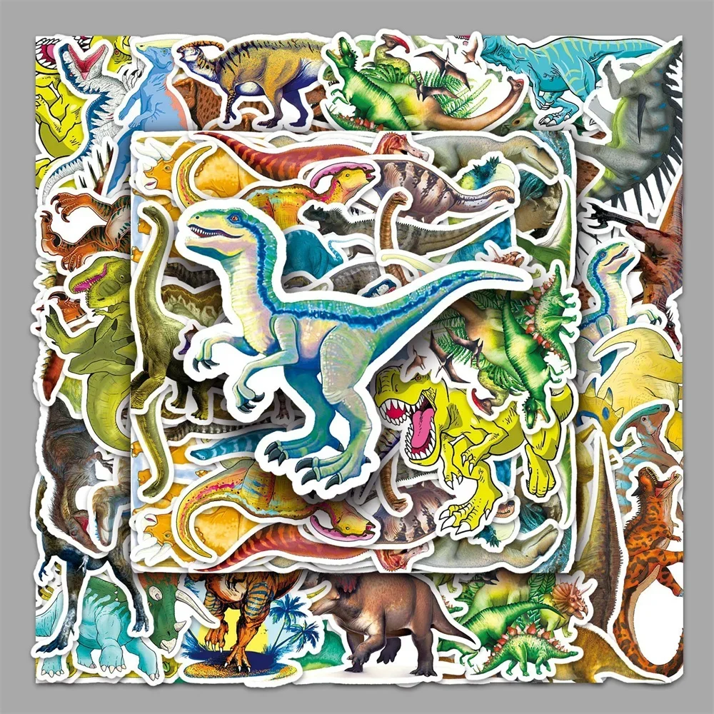 10/30/50Pcs Adesivi Graffiti Dinosauro Adesivi Creativi Animali Del Fumetto Graffiti Ipad Computer Decorazione Impermeabile All'Ingrosso
