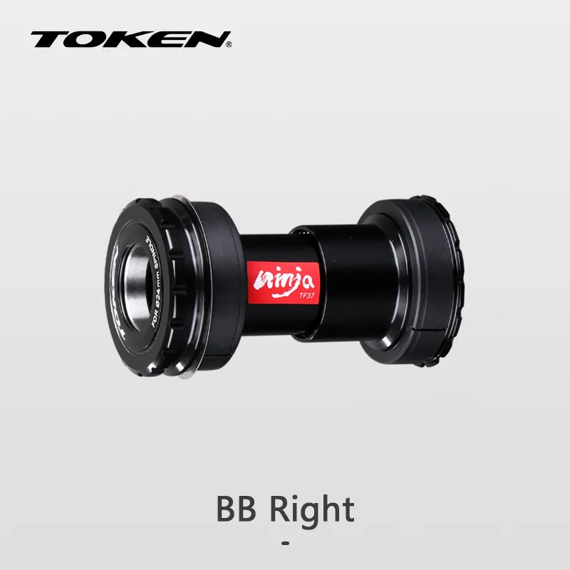 パーツ TOKEN Ninja BB BB46BR24 Cervelo Shimano TOKEN NINJA Bottom Brackets Steel Bearing BB Right to 24mm