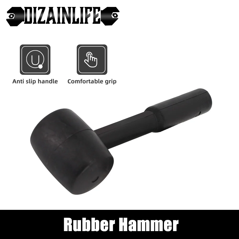 Rubber Hammer Mini Hammer Multifunctional Mallet Hand Tool Plastic Industrial Hand Tool Gift for DIY mini hammer rubber hammer manual tools one piece hammer 1PC