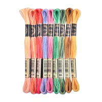 78-color segment dyed embroidery thread handmade accessories cross-stitch thread gradient two-color embroidery thread 2