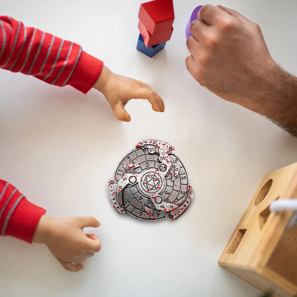 DND Würfel Spinner Fliegender Drache - 7-in-1 Metall Würfel Set Mit Geschenkbox