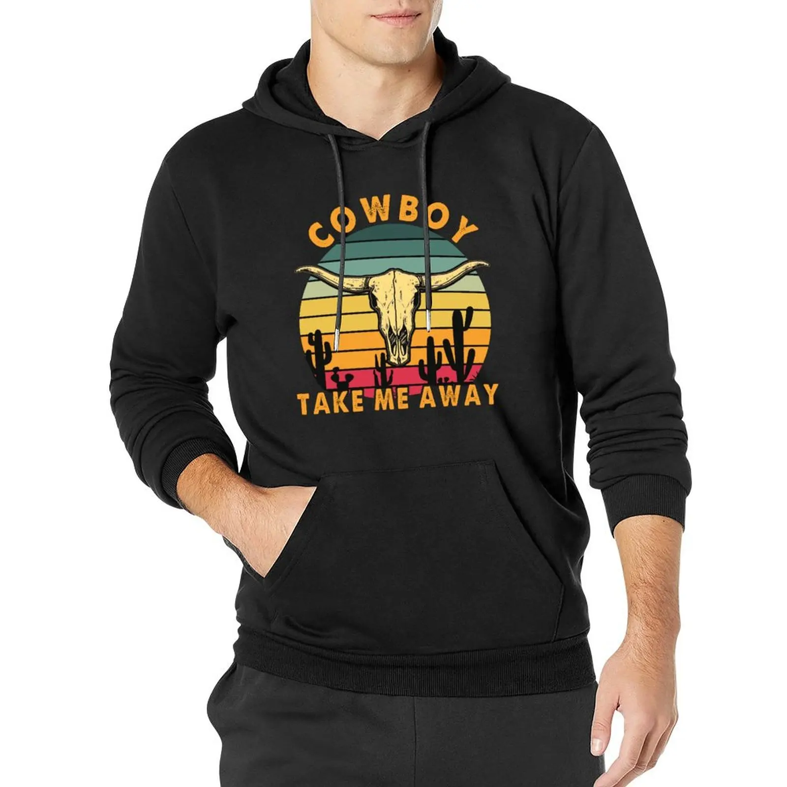 

Cowboy Take Me Away Essentials Hoodies Winter Country Western Outerwear Sweatshirts Unisex Y2k Cool Oversize Pullover Hoodie