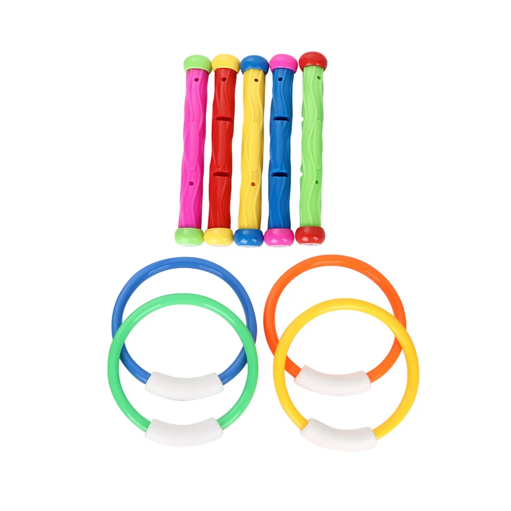 

Diving Toys Children Supply Plastic Rings Kids Accessory Playthings Wear-resistant Pool Household Sticks Interesting Childrens