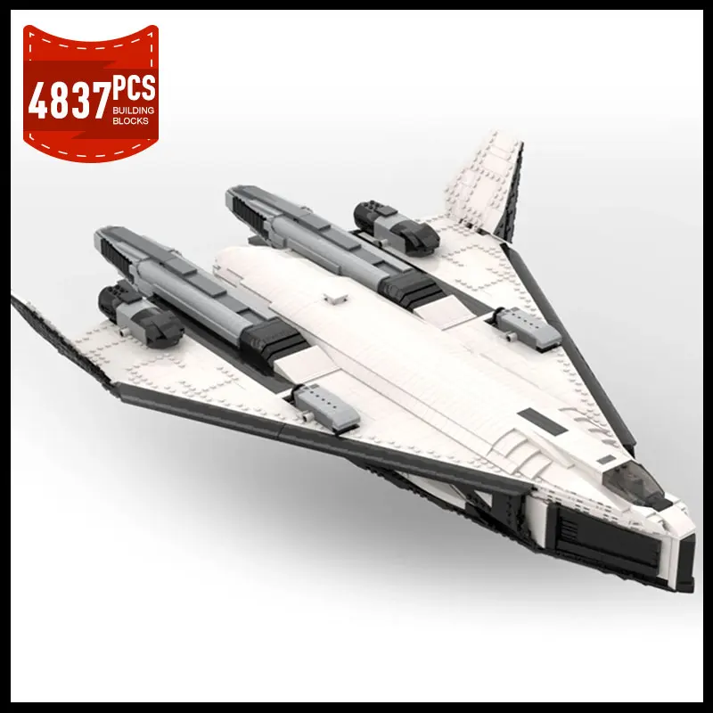 

MOC Valkyrie SSTO TAV 37B Class Shuttle Building Block Assembly Model MOC-164698 Space Shuttle Technology Brick Toy Gift