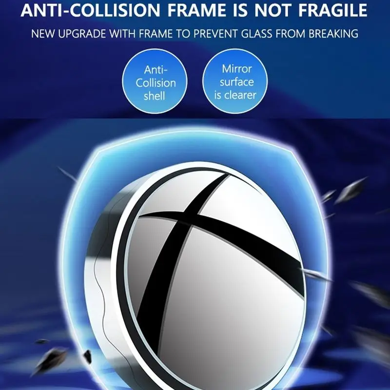 Car Rearview Mirror Adjustable Wide-angle Reversing Auxiliary Blind Spot Mirror