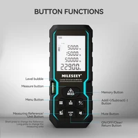 Mileseey S6 Laser Distance Meter 40m/120m, Rangefinder with Level Bubble , LCD Display with Backlit, Measure Tools for Home 5