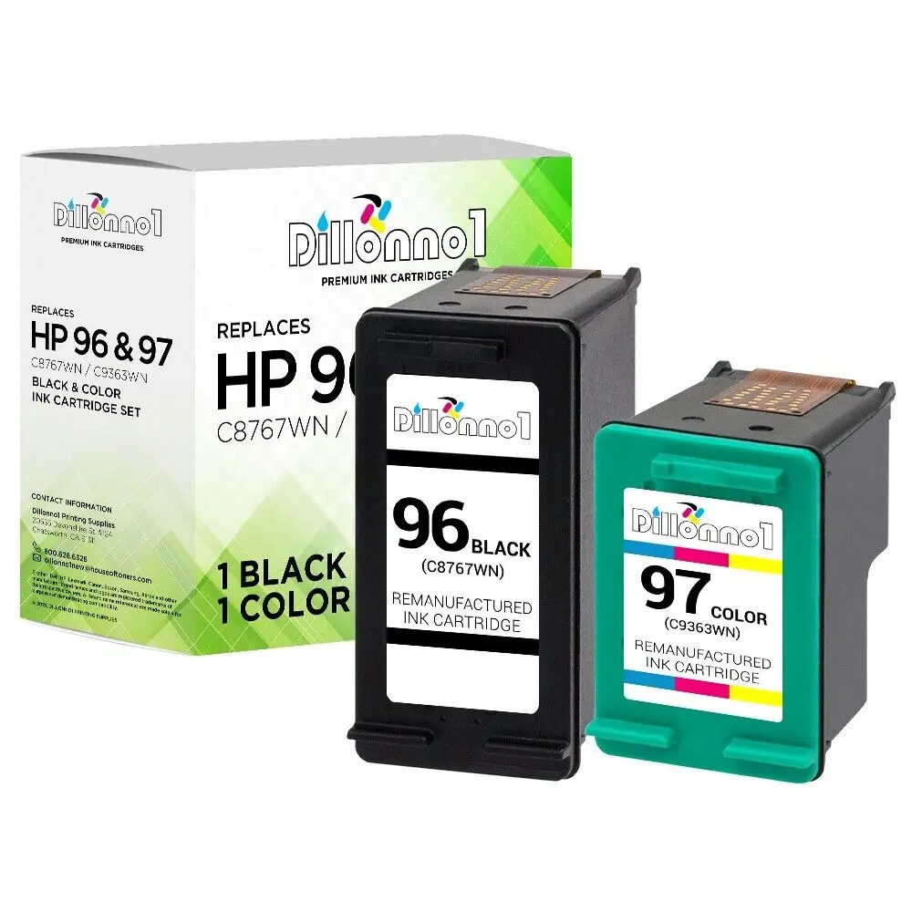 

2PK HP 96 97 Remanufactured Ink Cartridge for Designjet 5940 5940xi Deskjet 5740