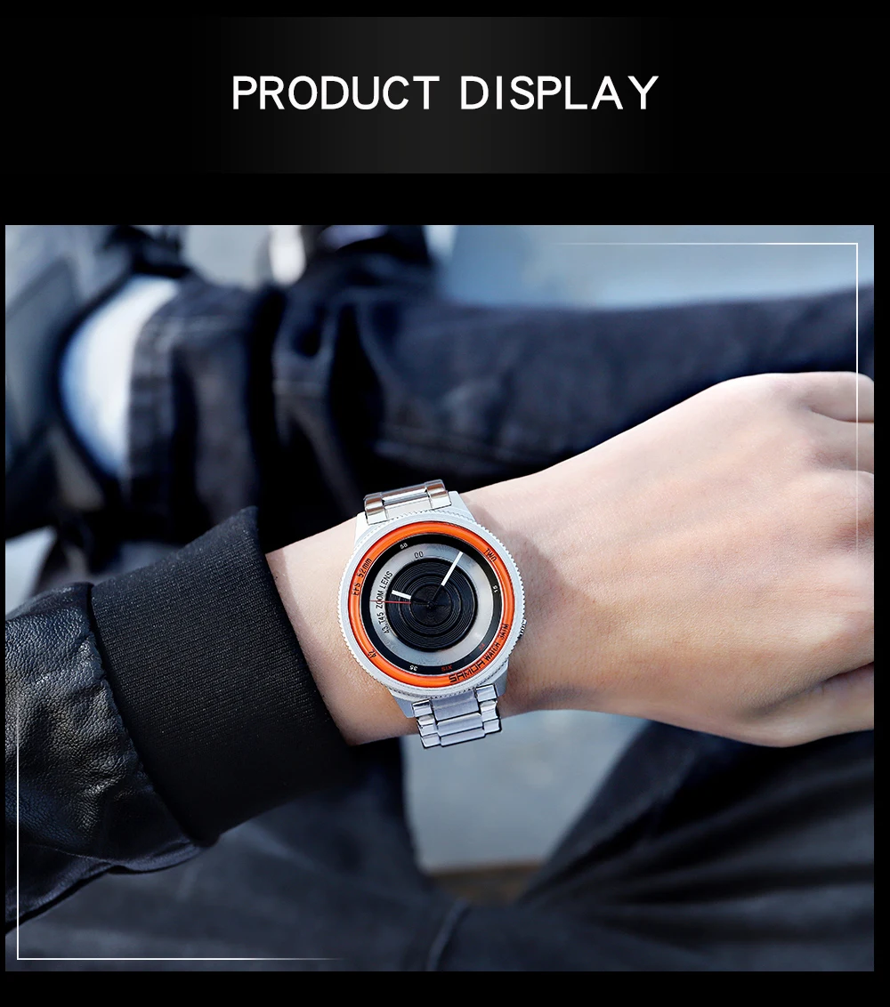 

SANDA New Hot Sale Fashion Personality Simple Watch Luxury Leisure Sports 30M Waterproof Trend Dial Quartz Clock