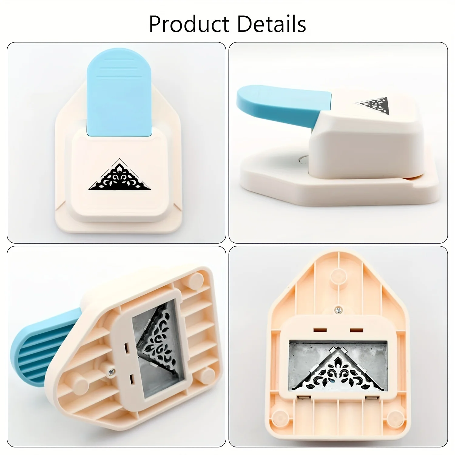 Craft Corner Punch Triangular Flower Pattern Scrapbooking Supplies Flower Shape Punch