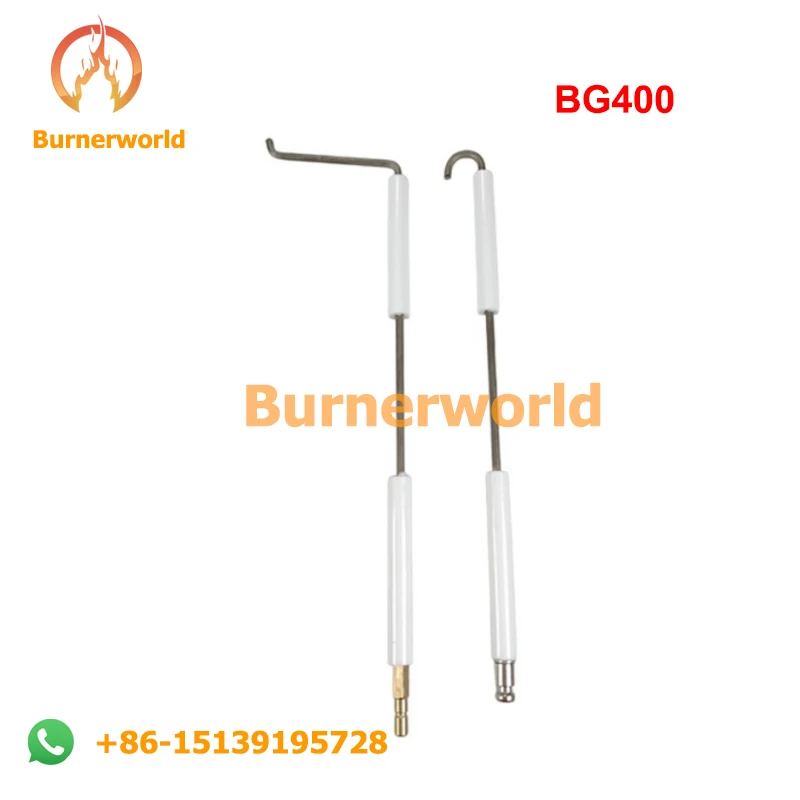Ignição Eletrodo e Ion Sonda Bentone Bg300 Bg400 Queimador Eletrodo Cerâmico Sonda Detecção Chama