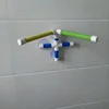 Suction Cups Pet Birds Parrots Bathing Shower Standing Platform Bar Dual Stick Paw Grinding Bracket Station Interesting Perches 2