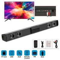 Soundbar Speakers, Bluetooth 5.3, Stereo Soundbar Surround Sound Home Cinema with Remote Control, Support RCA AUX TF-Card 1