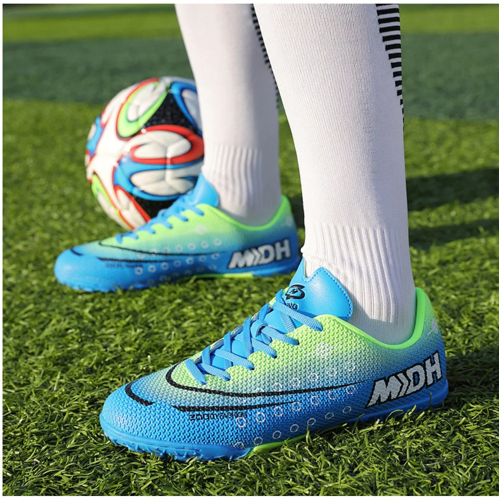 Neu AG Fußball Jugend Student Leder Füße TF Gebrochen DingTalk Künstliche Rasen Wettbewerb Sport_voghion.com