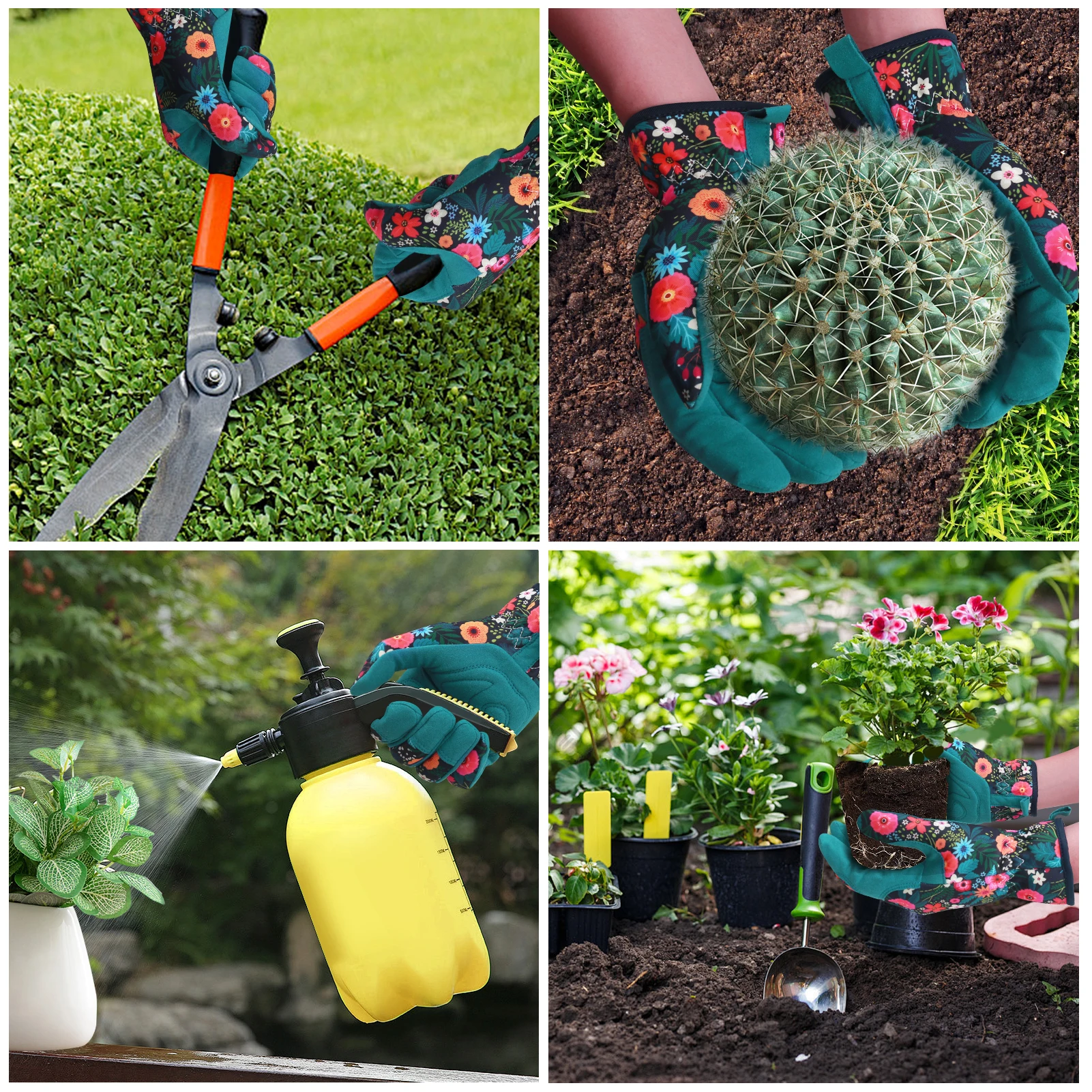 Gardening Gloves For Women Weeding Digging Planting Raking Thorn Proof No Stab For Working Outdoor Protective Leather Gloves For work gloves,protective gloves,gardening gloves