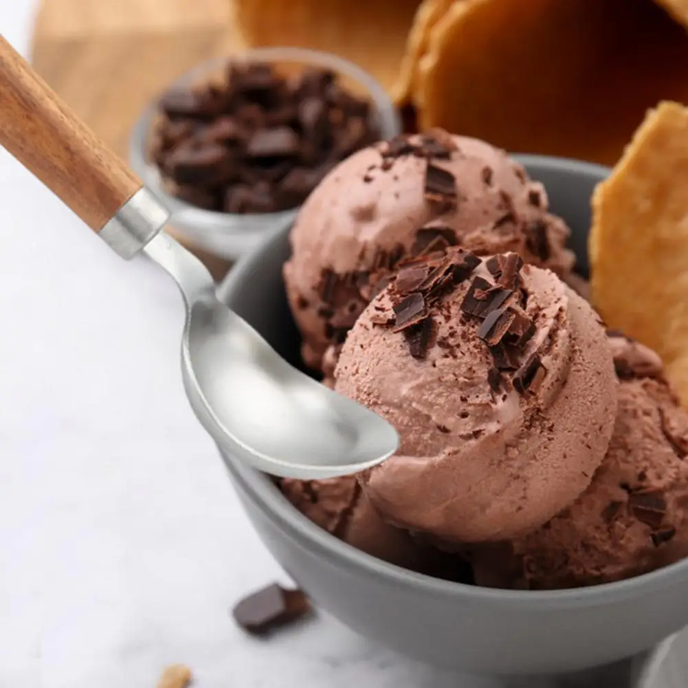 20cm Ice Cream Scoop Stainless Steel Self-melting Labour-saving Ergonomic Scoop Dessert Toosl Dessert Moments Utensil Gadgets