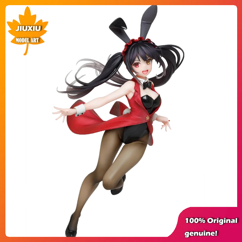 100 OriginalAnime DATE A LIVE Tokisaki Kurumi Bunny Girl 20cm Action Figure Anime Figure Model