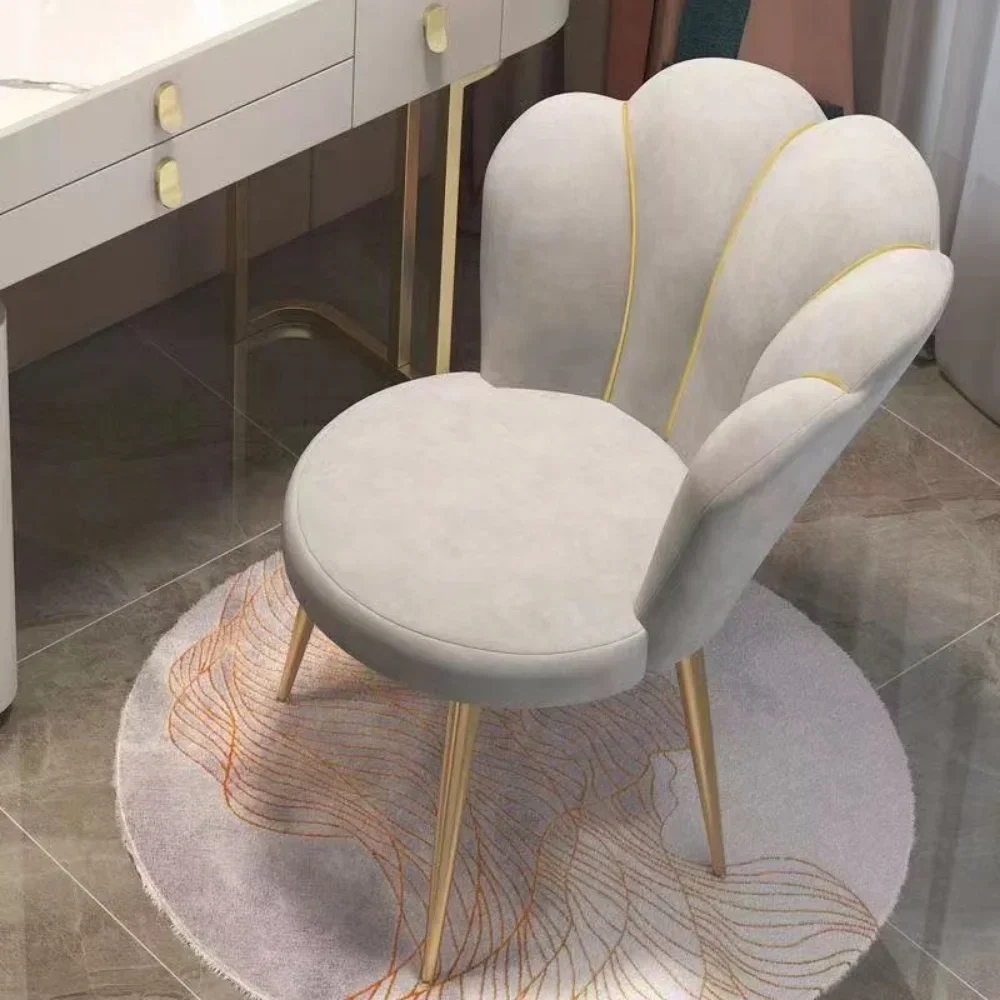 1PCS Nordic Dressing Chair Armchair With Backrest For Living Room dining chair