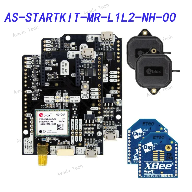 

AS-STARTKIT-MR-L1L2-NH-00 GNSS/GPS development tool simpleRTK2B Starter Kit