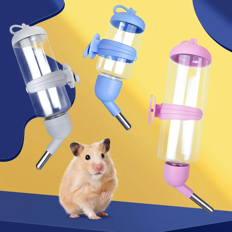 

Automatic Slow Drinker for Small Animal, Pet Feeding Cage, Plastic Accessories, Rolling Steel Ball, Hamster Accessories