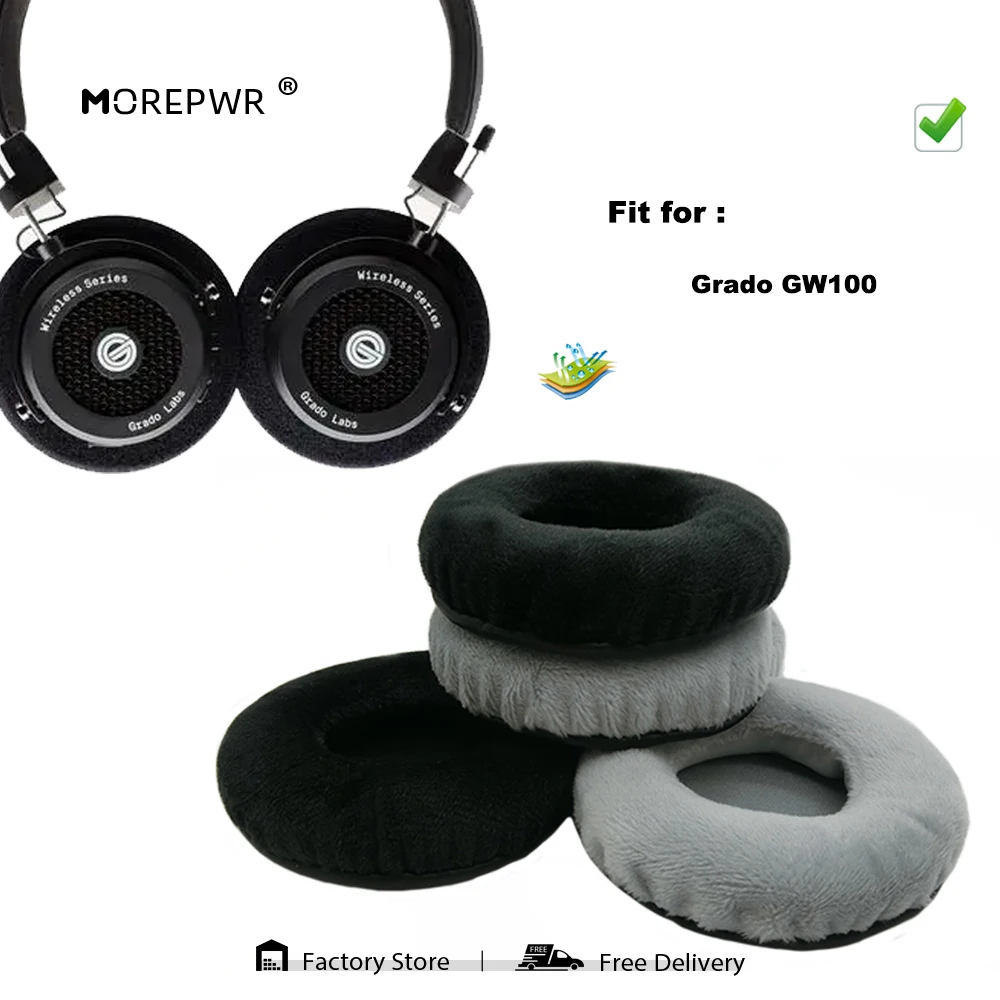 Morepwr New Upgrade Replacement EarPads for Grado GW100 Headset