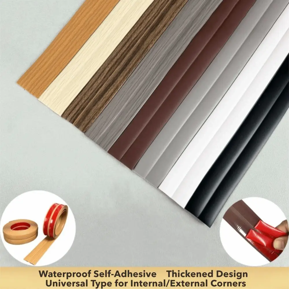 Flexible Peel and Stick Wall Trim, 2cmx2m, PVC Material, Versatile Corner Moulding