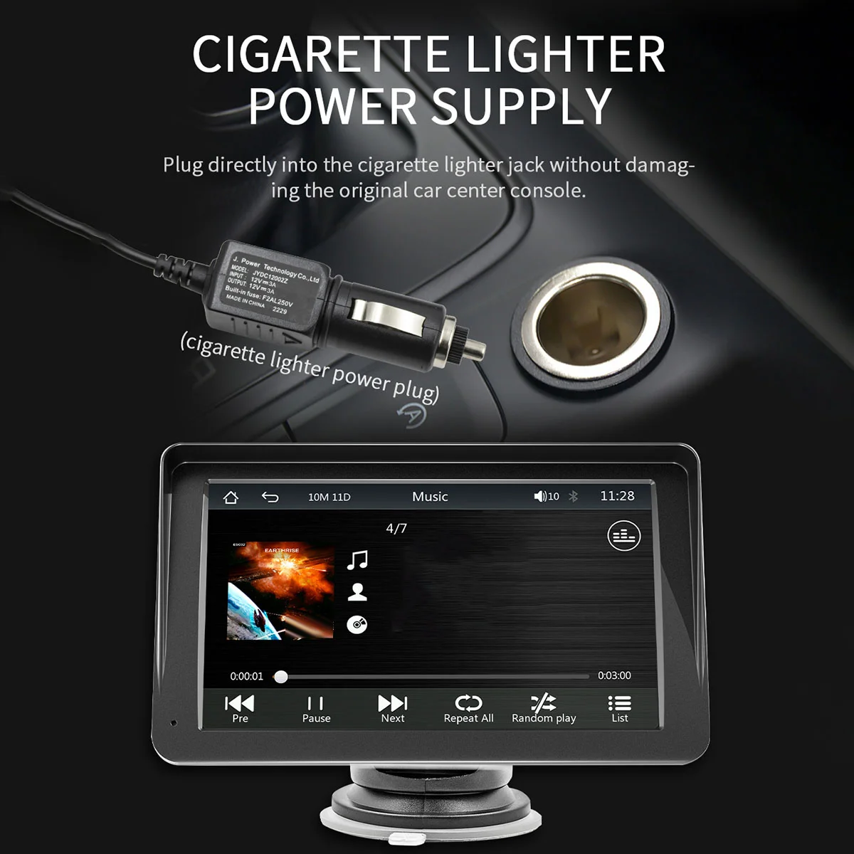 7 Inch Portable Wireless Carplay Screen Carplay Mp5 Car Mp5 Player GPS