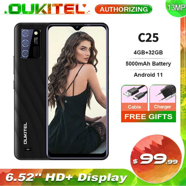OUKITEL C31 Téléphone Portable Pas Cher, Écran 6.52'' HD+