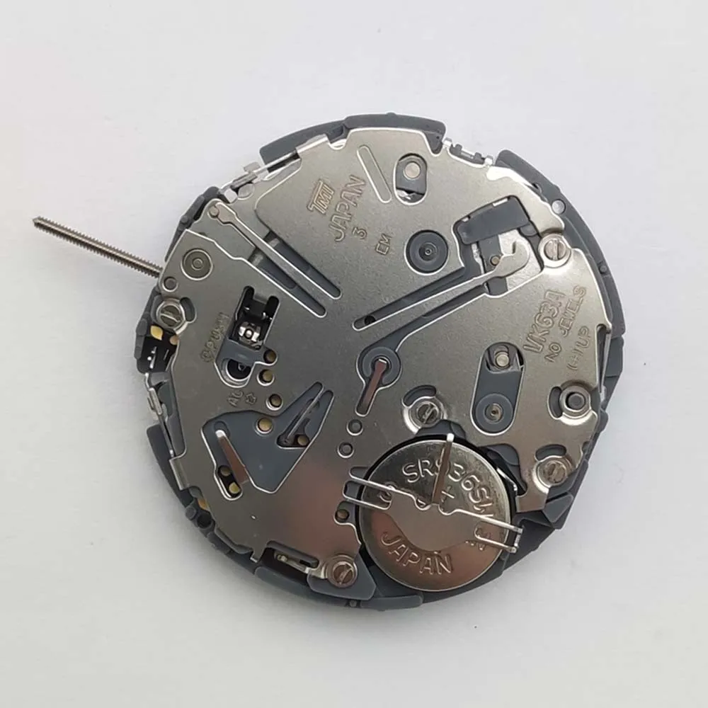 VK63 quartz movement chronograph 24-hour single calendar movement