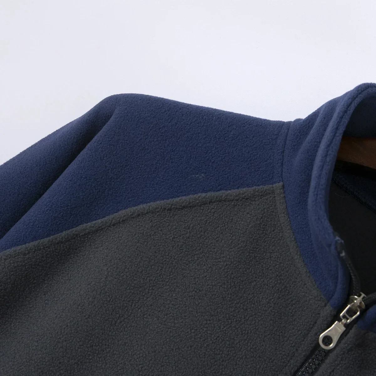 Men's Tactical Jackets Half Zipper Winter Warm Fleece Sweatshirts Outdoor Hunting Shooting Patchwork Pullover Coats Blazer Sets
