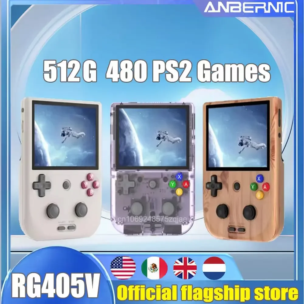 Anbernic Rg405V Rg353V Console Per Videogiochi Portatile 4 Pollici Ips Touch Screen Android12 5G Lettore Retrò Portatile Psp Ps2 3Ds Regalo