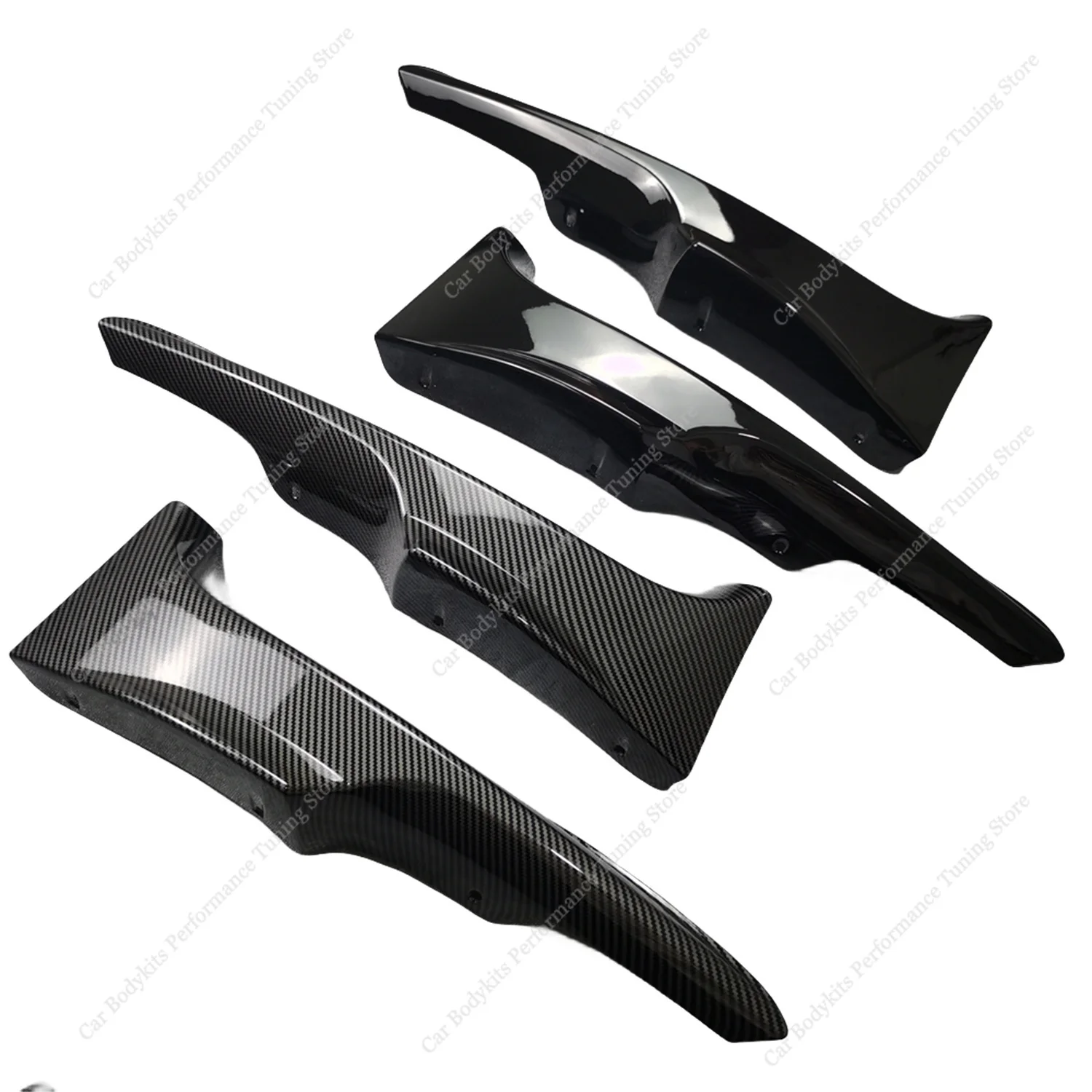 MP 스타일 앞 범퍼 스포일러 립 스플리터 Foglamp Canards For Bmw E92 E93 320i 320d 325i 325d 330d 335i M Sport Pre-Facelift