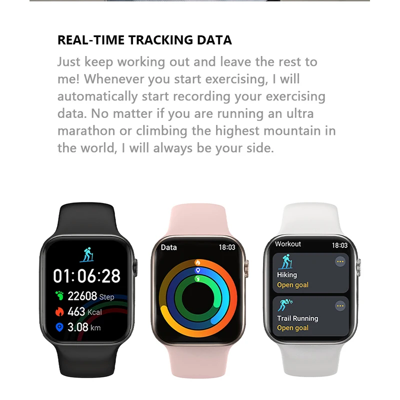 H188 Smart Watch Men Series 8 TWS Headset Connection  NFC IP68 Waterproof Bluetooth Call Siri Flashlight Wireless Smartwatch