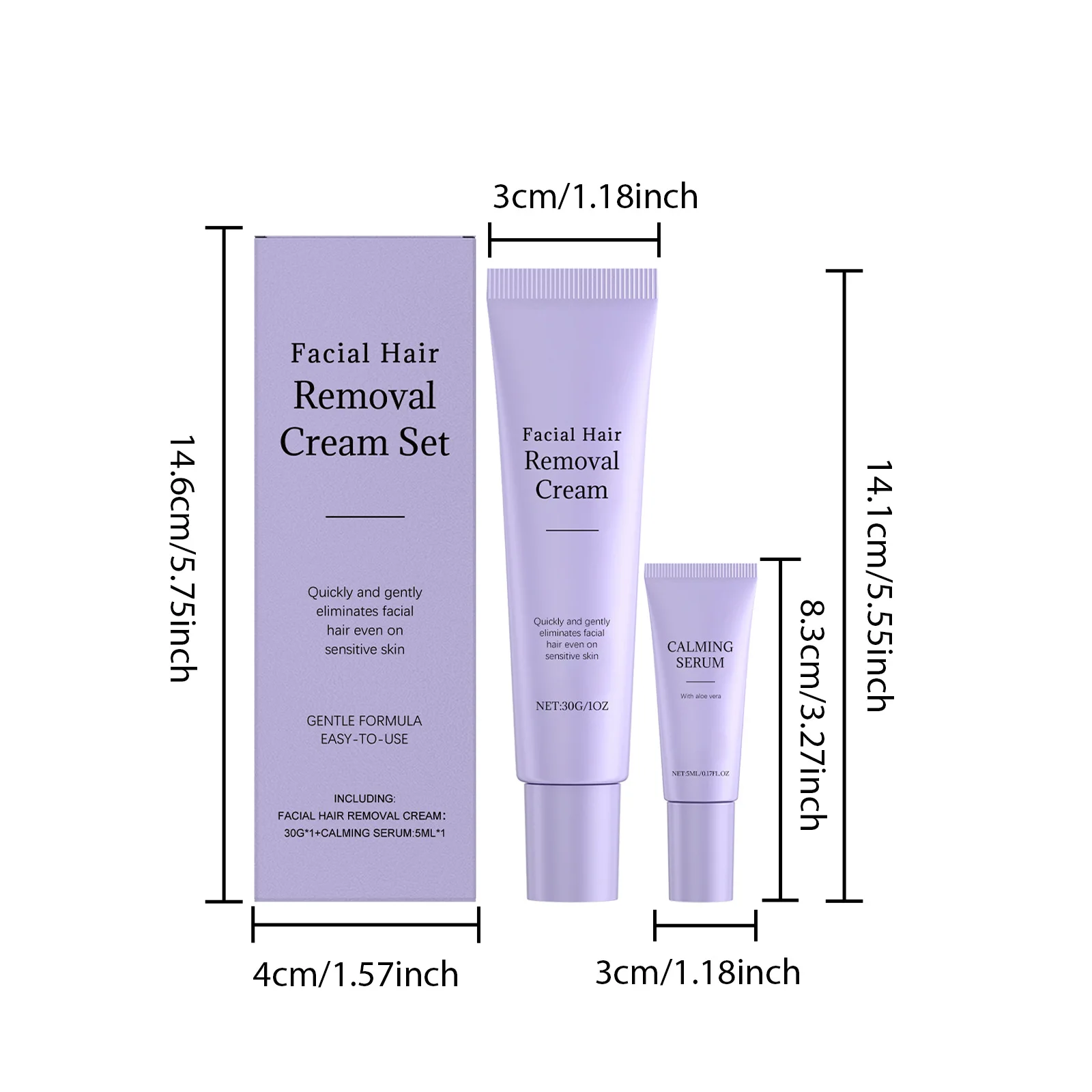 Haarentfernungscreme Set Für Damen Schmerzfrei Und Sanft_voghion.com