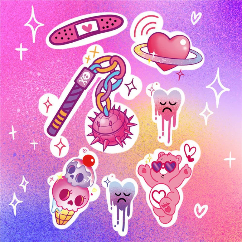 Pastel Goth Yami Kawaii Menhera Creepy Cute Anime' Sticker