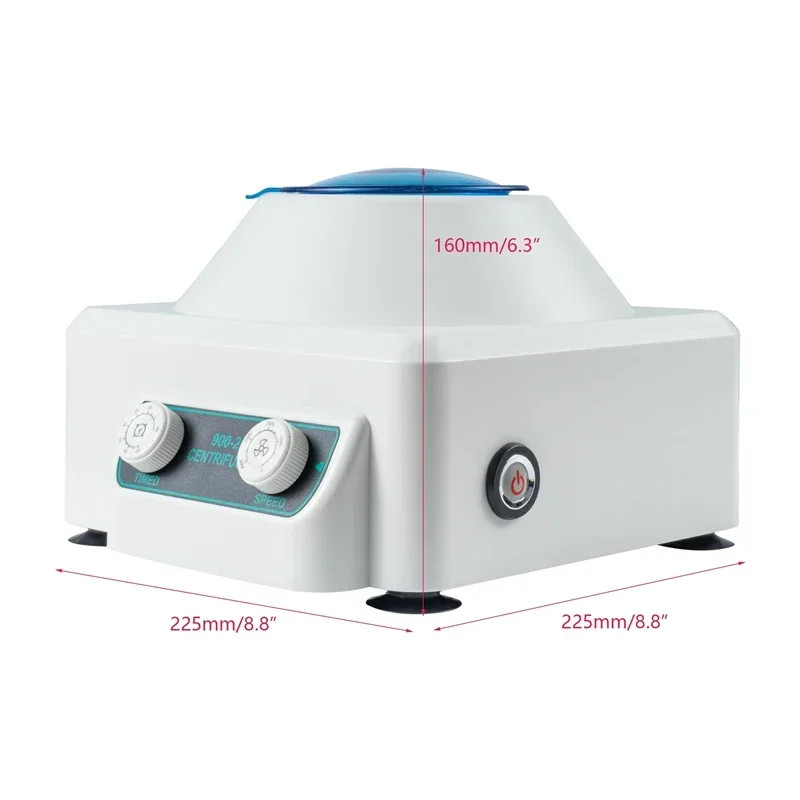 실험실 전기 원심분리기, PRP PRF 분리 기계, EU 미국 플라즈마 세럼, 저속, 4000rpm, 2086xg, 6*20ml, 900-2