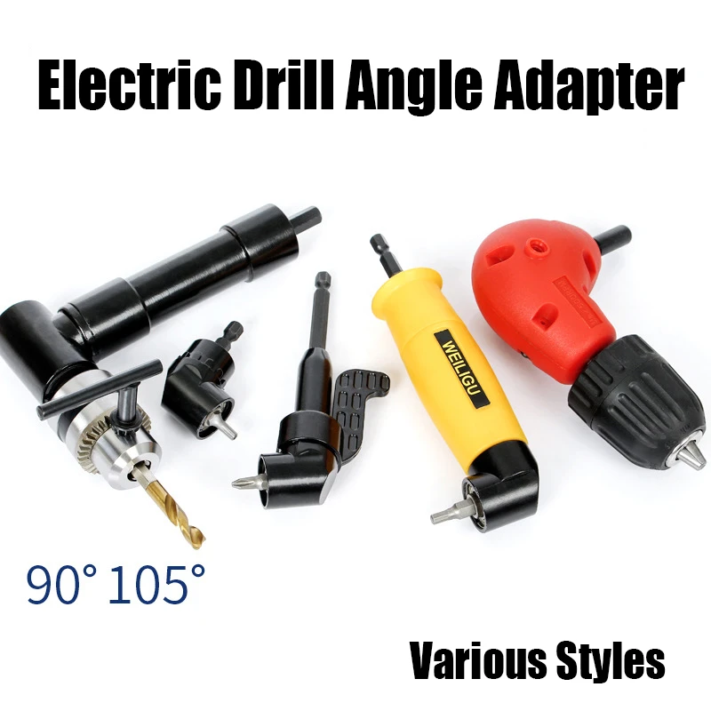 Electric Drill Angle Adapter Hex Socket Holder Adapter Angle Impact