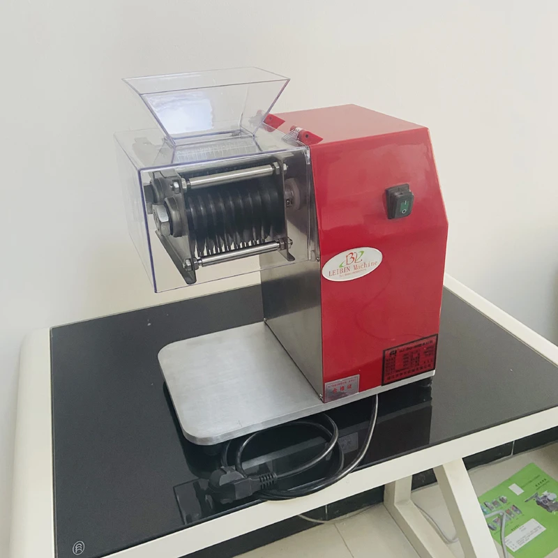 

PBOBP Meat Slicer Manual Sliced Cutting Machine Automatic Delivery Frozen Beef Mutton Roll Cutter For Kitchen Commercial