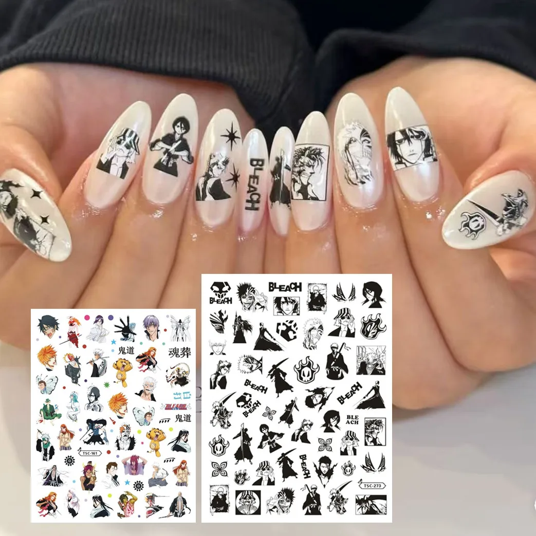 Bleach gojo Nail slider Anime 5d Nail sticker Decor TSC-161-273