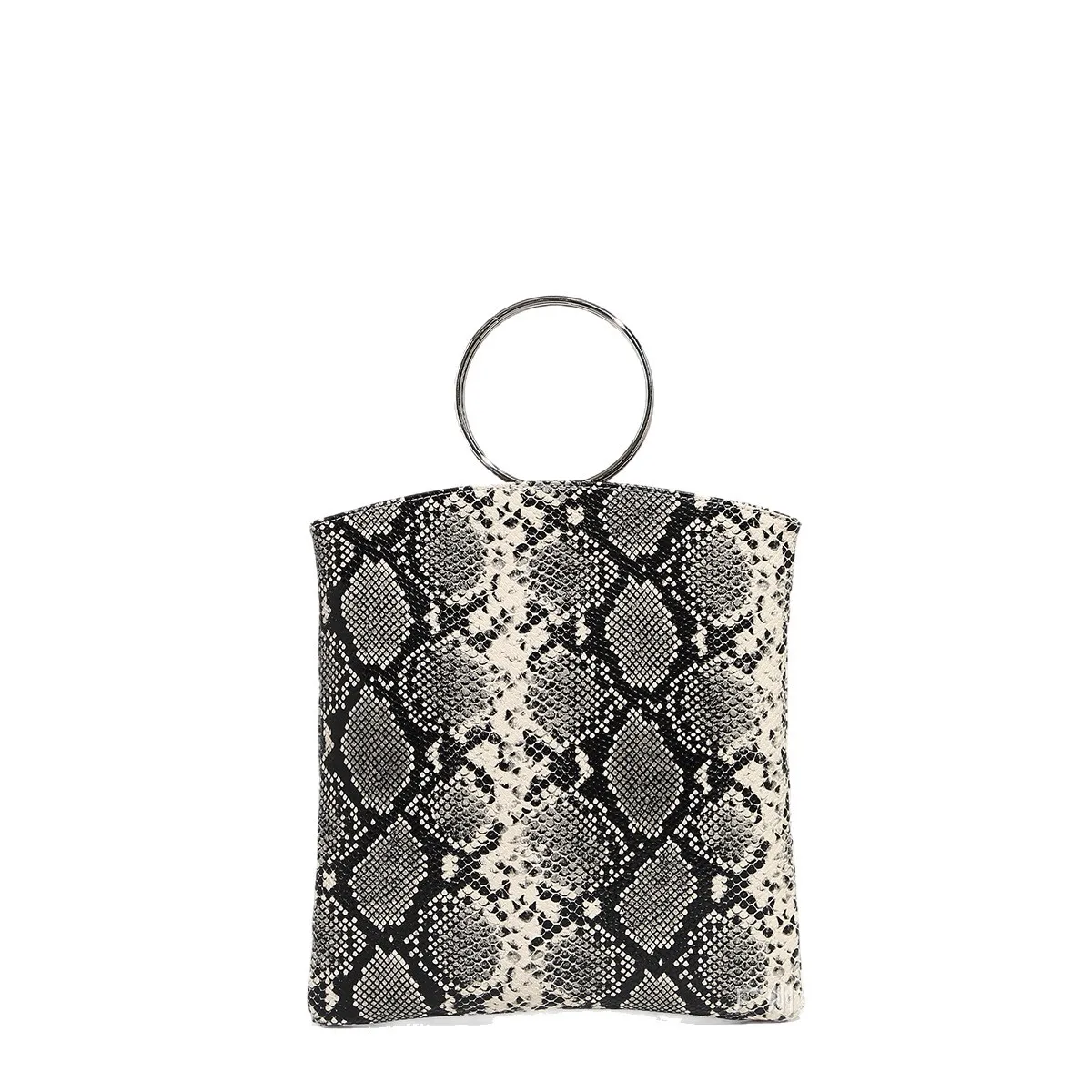 New Arrival Large Women's Handbag Unique serpentine Slip Single Shoulder Bag Vintage Style Polyester Fiber Beach Bag